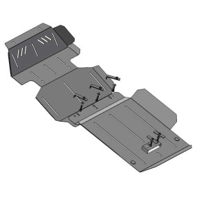Silnik Bronex, skrzynia biegów, osłona chłodnicy Great Wall Wingle 5 2011- Standard