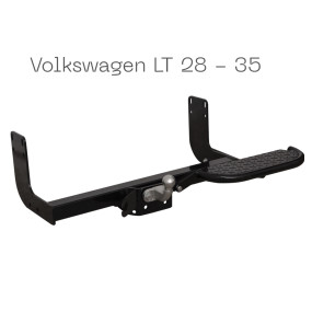 Kuty 2 śrubowy zdejmowany hak holowniczy na płycie - Volkswagen LT 28-35 1995-2006