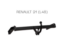 Całkowicie spawany, wzmocniony hak holowniczy - Renault 21