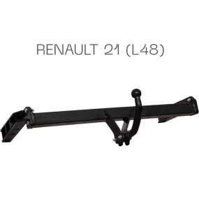 Całkowicie spawany, wzmocniony hak holowniczy - Renault 21