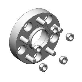 Podkładka dystansowa koła Cadillac 30mm 5x120 śr. 66,9 (STUD14x1.5)