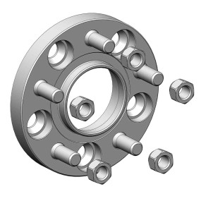 Element dystansowy koła do Land Rover 20mm 5x120 dia 72,6 (M14)