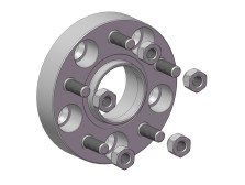 Element dystansowy koła do Land Rovera 30mm 5x114,3 śr. 64,1