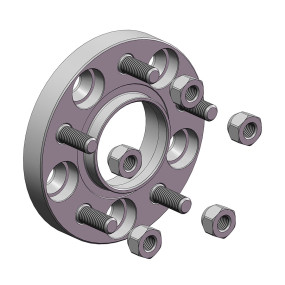 Podkładka dystansowa do kół Saturn 20mm 5x115 dia 70,3 - (STUD12X1.5)